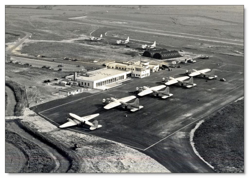superfreighter planes on ferry field tarmac