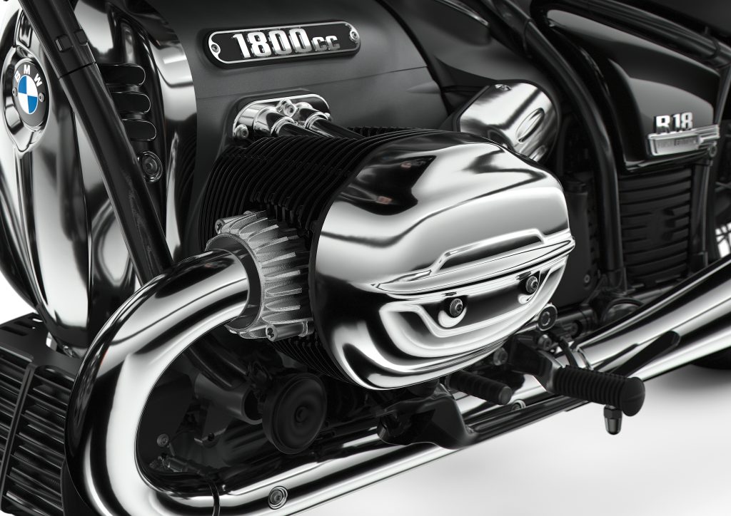 BMW R18 boxer engine detail