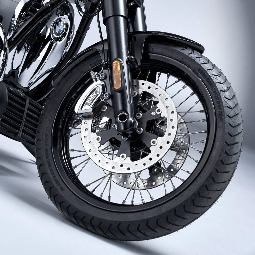 BMW R18 front wheel detail