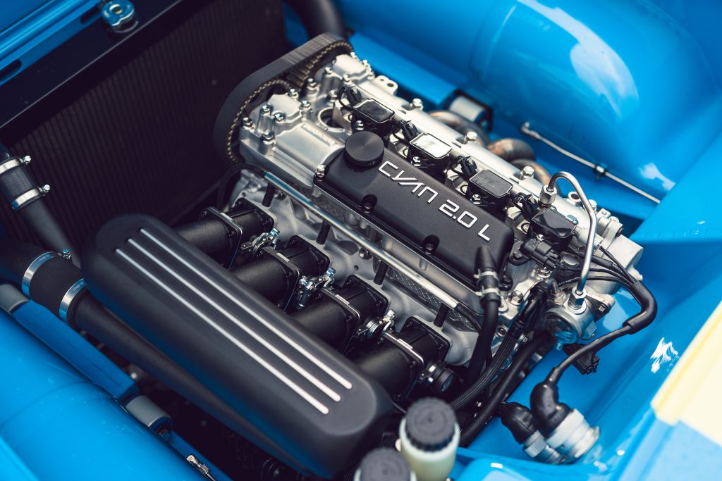 CYAN RACING P1800 engine detail