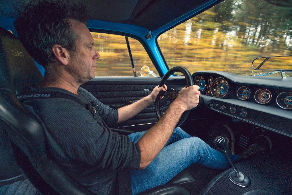 CYAN RACING P1800 interior driving action