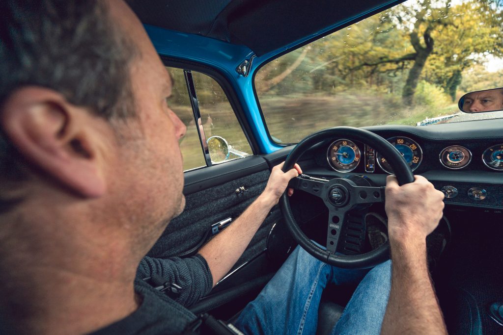 CYAN RACING P1800 interior driving action