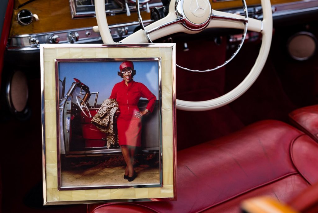 Ella Fitzgerald - 1959 Mercedes-Benz 300D - interior with Ella photo