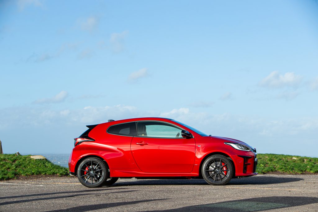 GR Toyota Yaris side profile