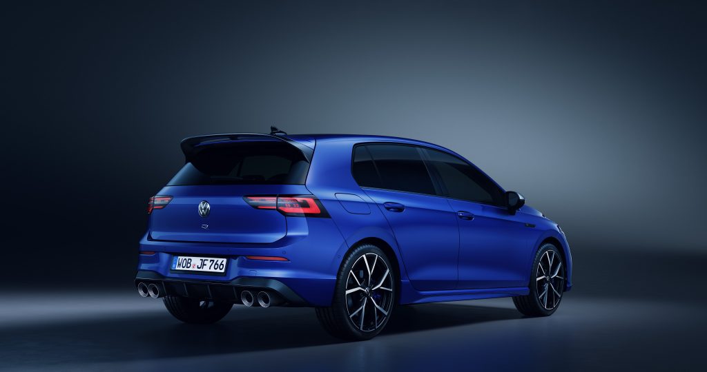 Golf R rear three-quarter