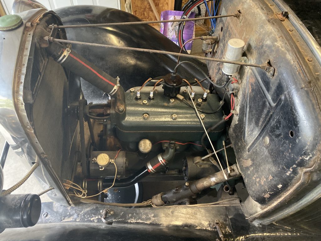 Model A engine compartment