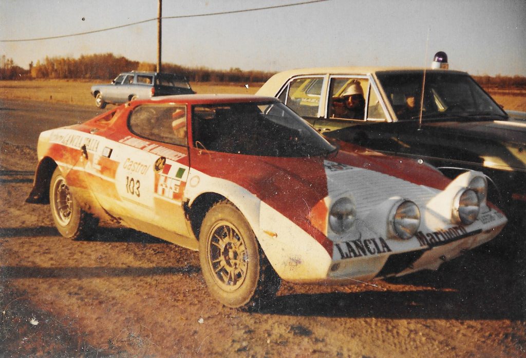 POR rally 74 Lancia sheriff encounter