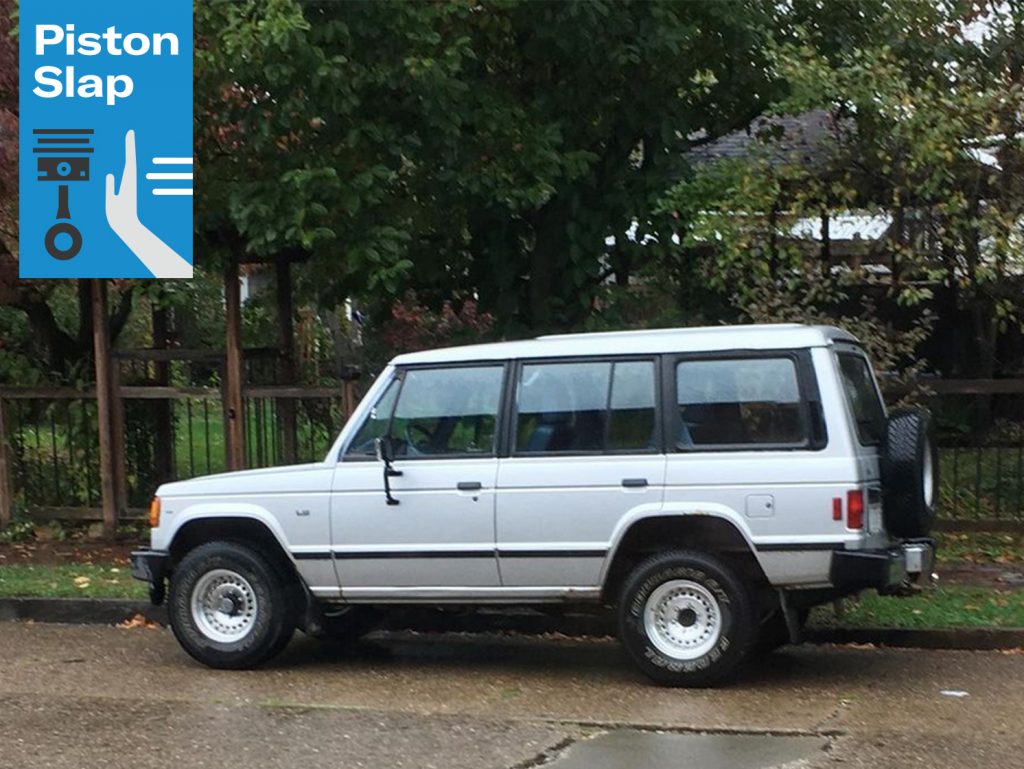 Piston Slap MItsubishi Montero side profile