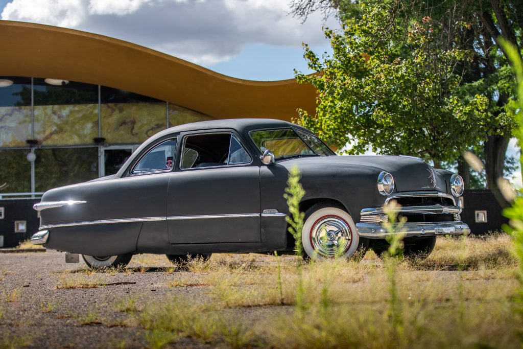 shoebox ford front three-quarter