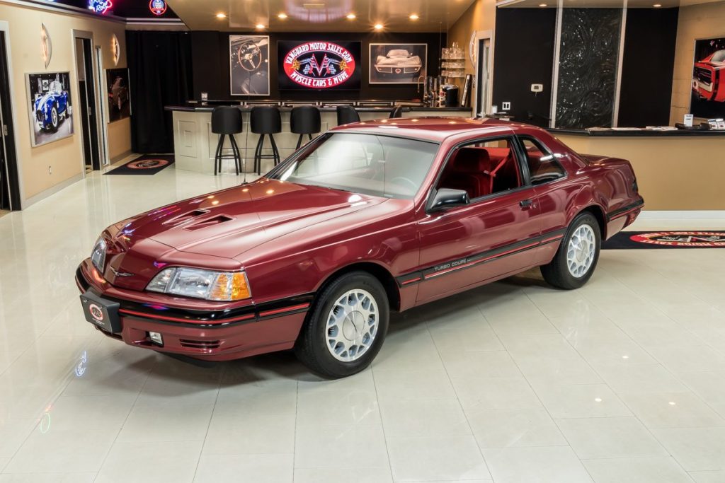 1987 ford thunderbird turbo coupe front three-quarter