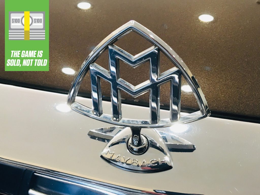 Brown 2004 Maybach emblem hood ornament