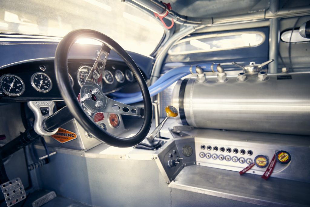Ford Model A Salt Racer Hot Rod interior detail