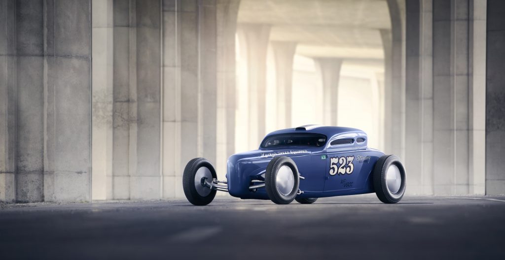 Ford Model A Salt Racer Hot Rod front three-quarter