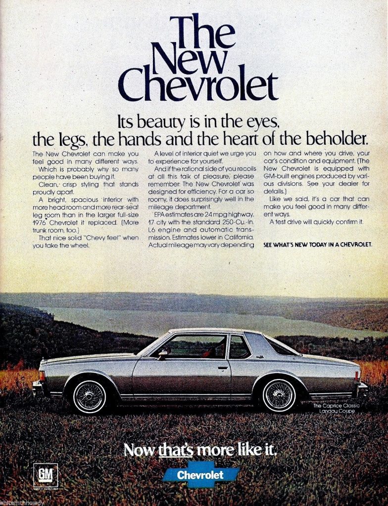 1978 Caprice Landau ad