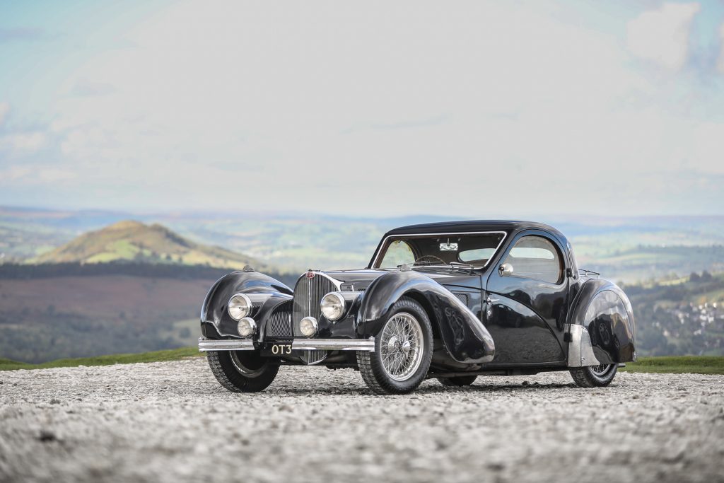 1937 Bugatti Type 57S Atalante front three-quarter