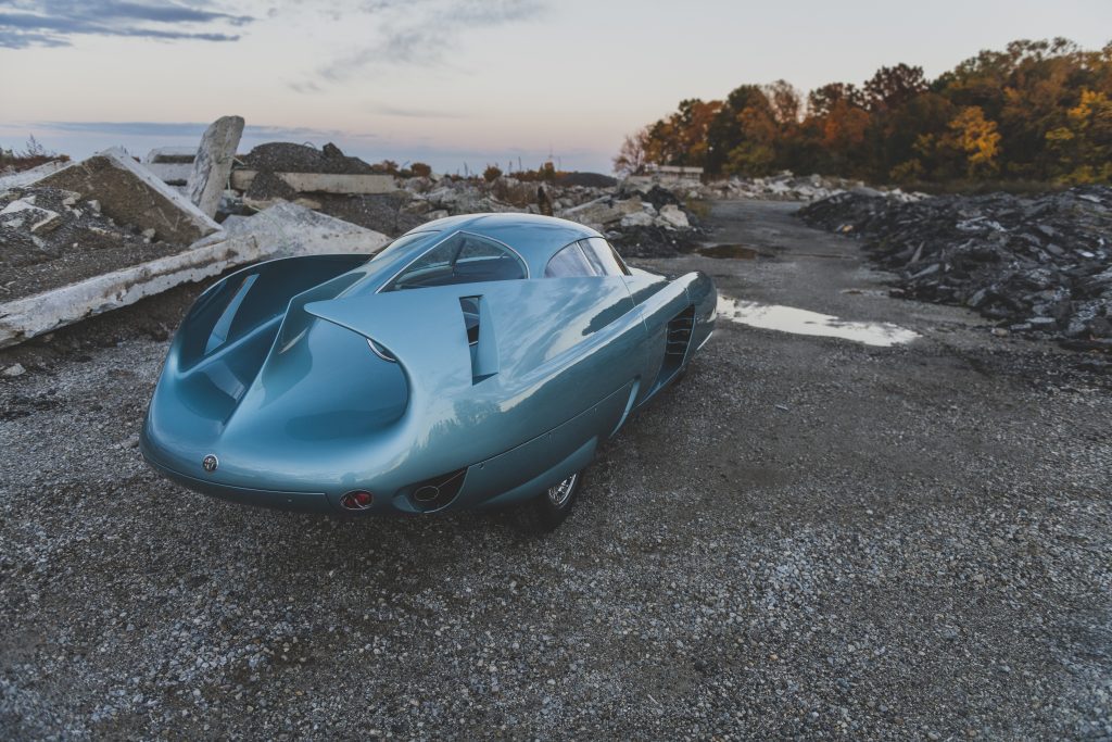 1954 Alfa Romeo Bertone B.A.T. 7 rear three-quarter