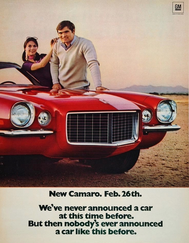 1970.5 Chevrolet Camaro ad