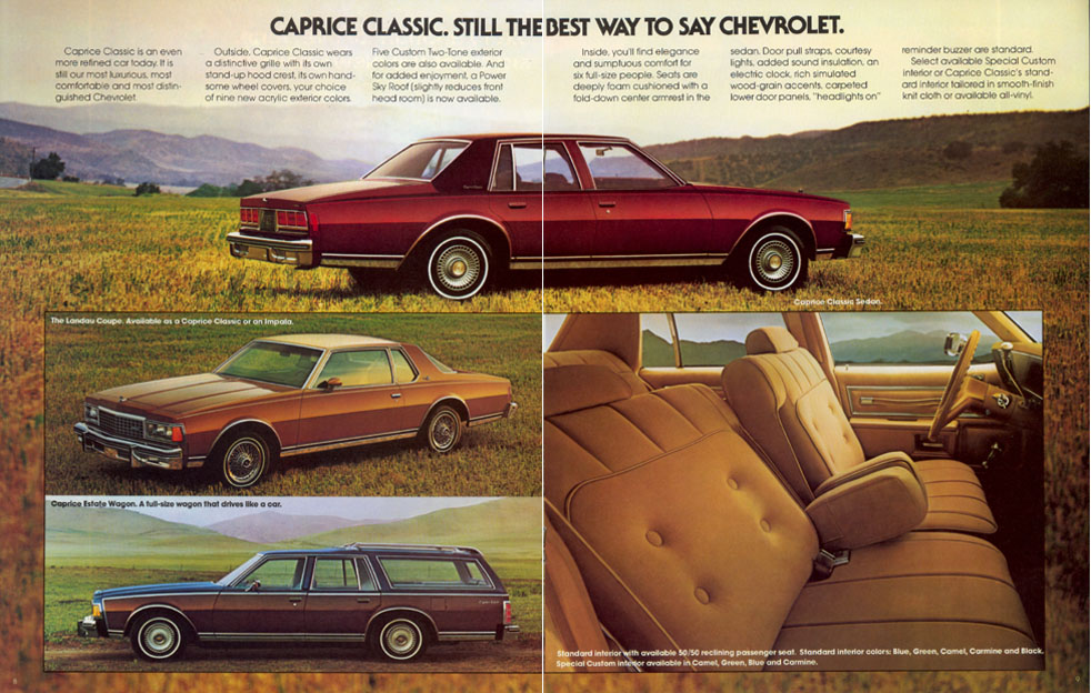 1978 Caprice brochure picture