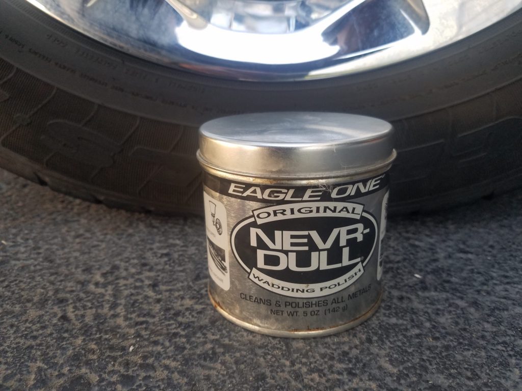 Cleaning wheels with Never Dull Cleaning wheels with Never Dull