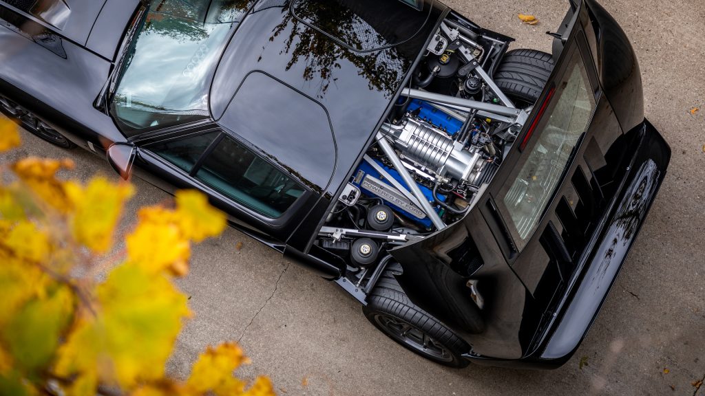 Ford GT overhead engine bay