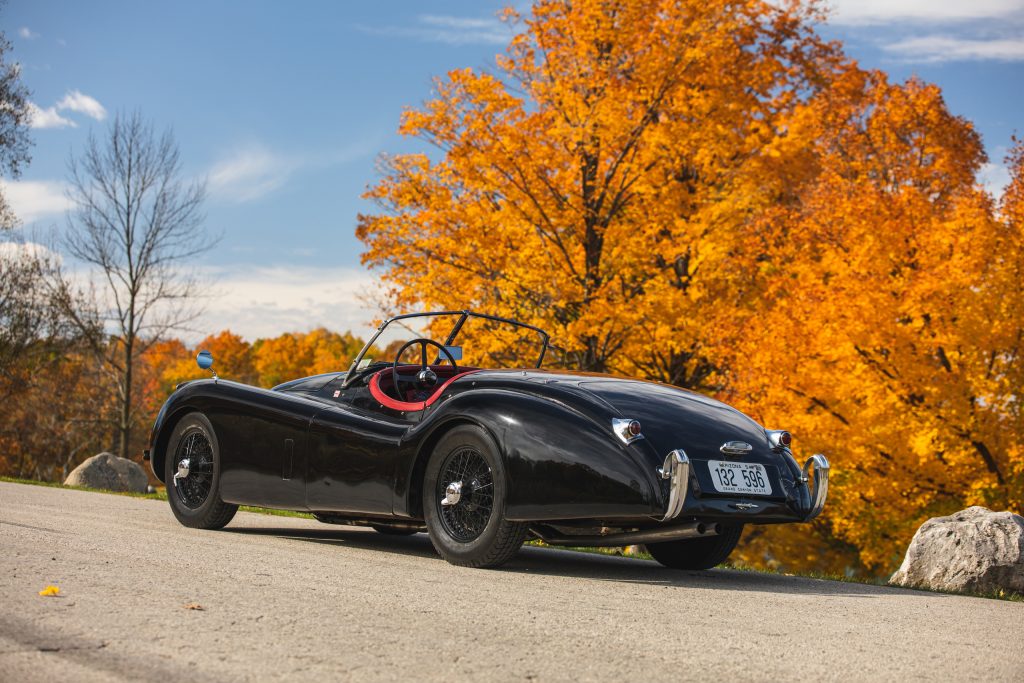 2021 Jaguar XK 120 rear three-quarter