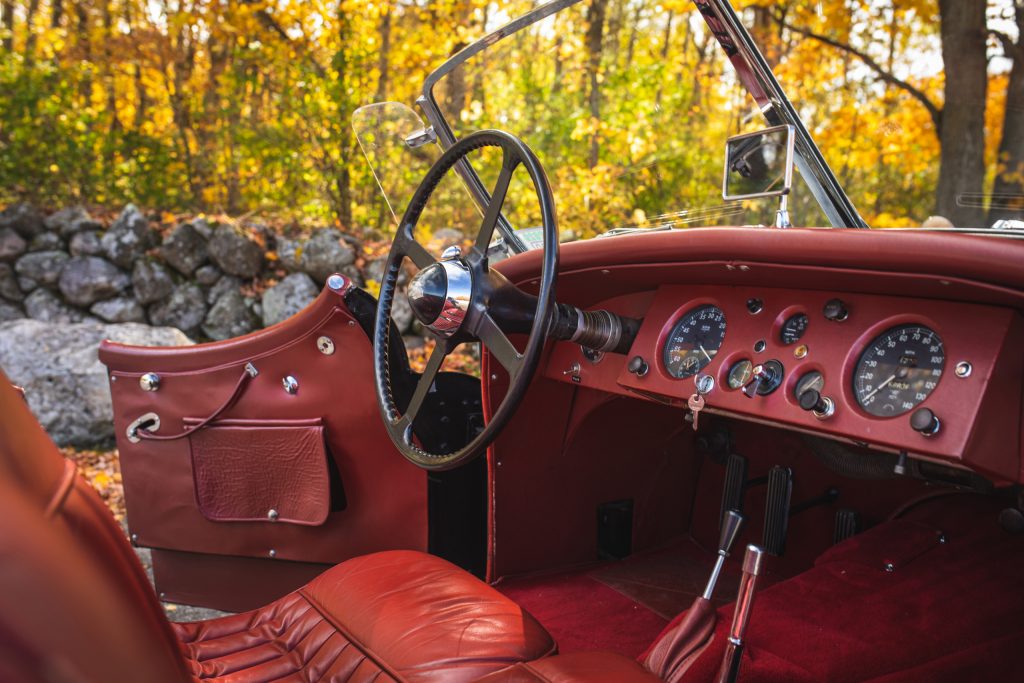 2021 Jaguar XK 120 interior front dash angle