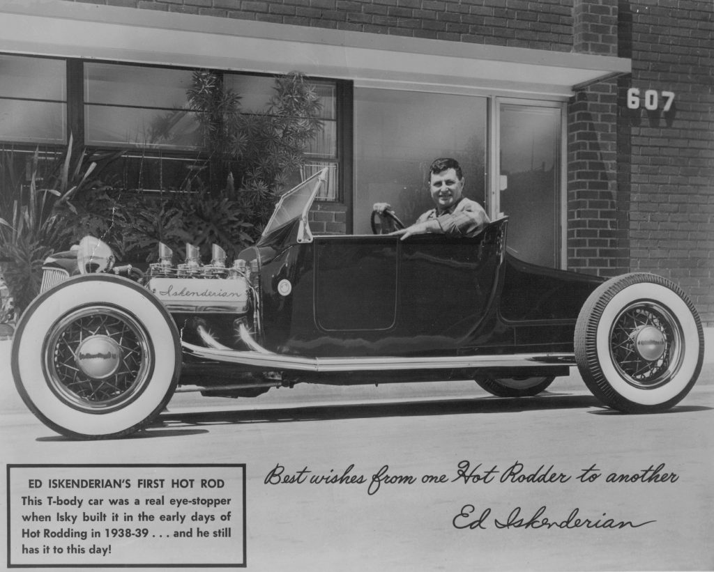 Ed Iskenderian in Hot Rod