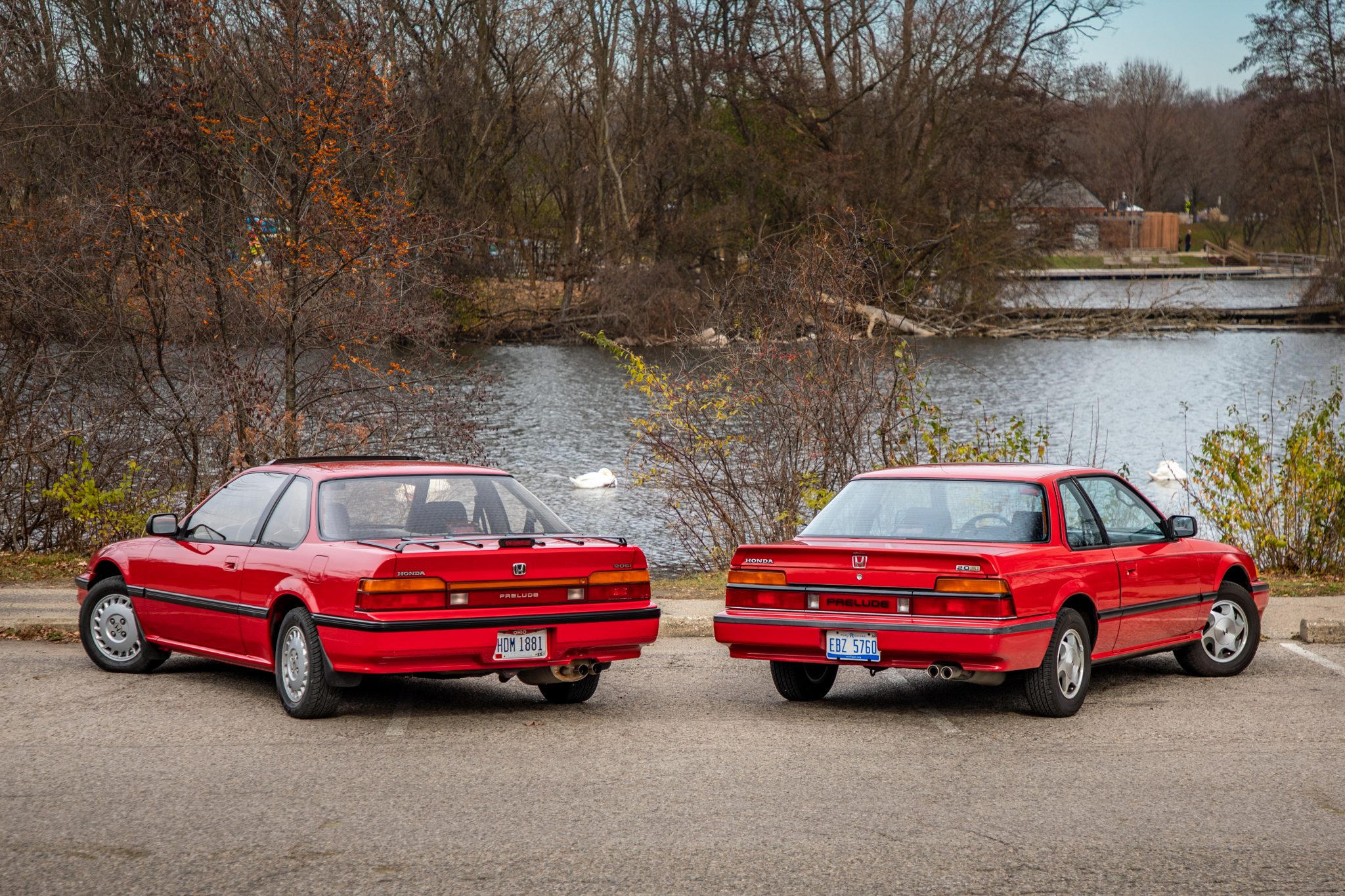 It's a battle of Prelude generations and a champion Honda racer