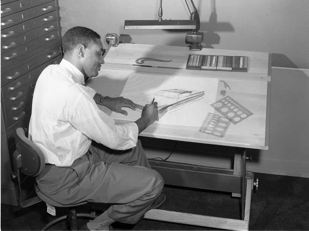 McKinley Thompson - At his designers table