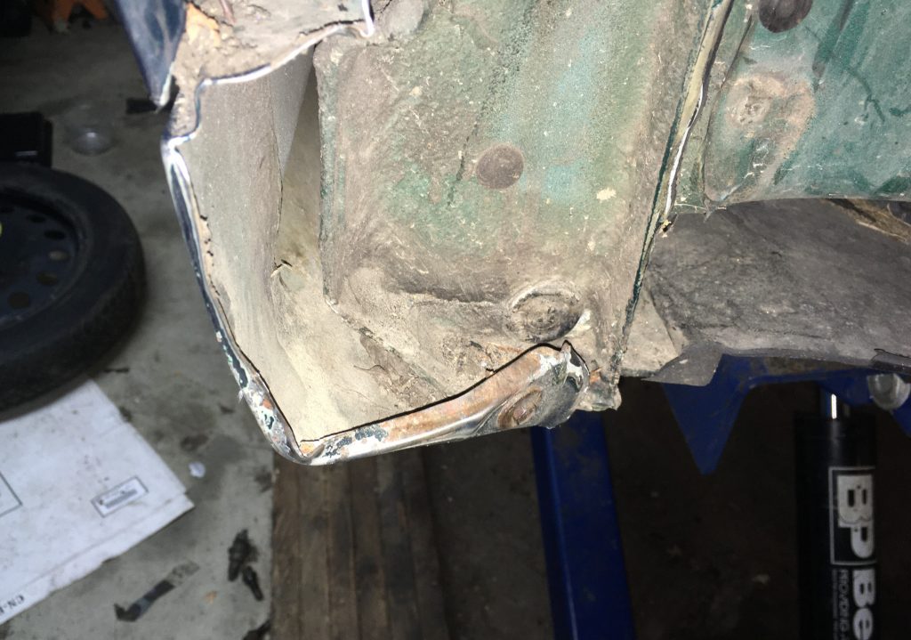 Rob Siegel - Curb override - BMW Z3bent fender