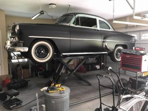 Rob Siegel - Removing a transmission on a mid-rise lift - Perfect-Home-Garage-Lift-BendPak