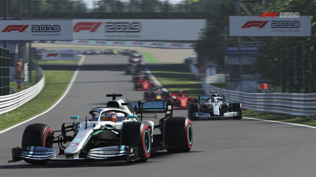 F1 Formula One 2019 racing game action graphics