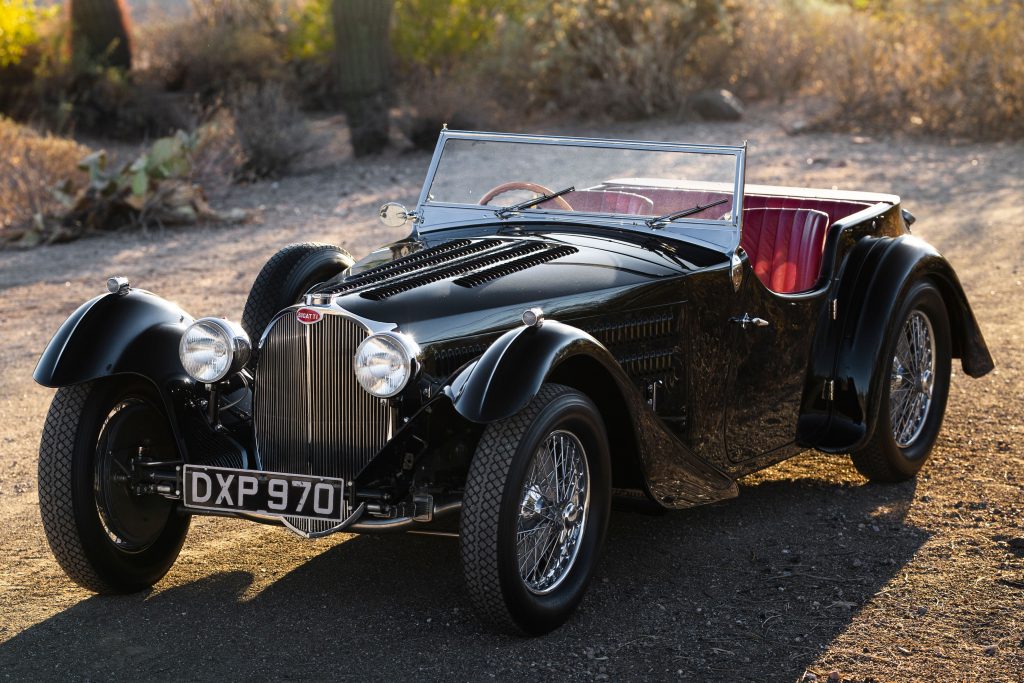 Bugatti Type 57SC Tourer front three-quarter
