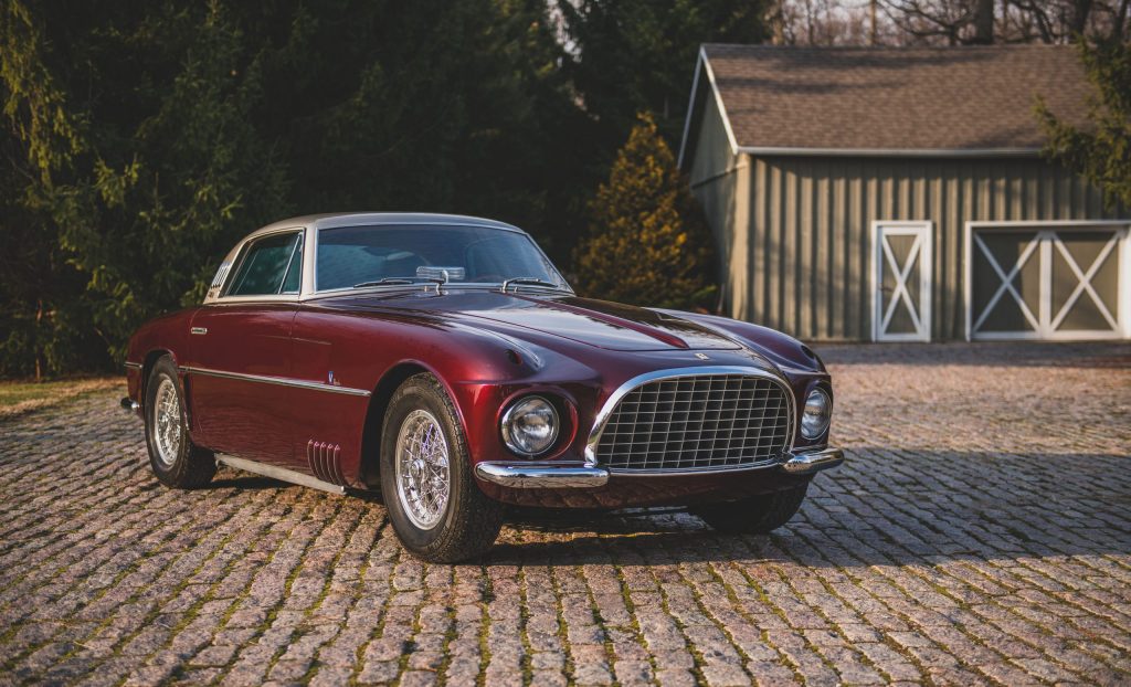 Ferrari 375 America Coupe Vignale front three-quarter