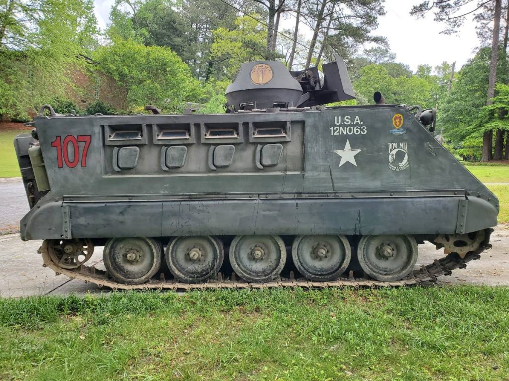 1966 XM734 APC side profile