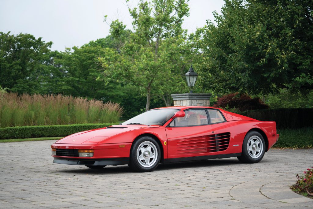 1986 Ferrari Testarossa front three-quarter