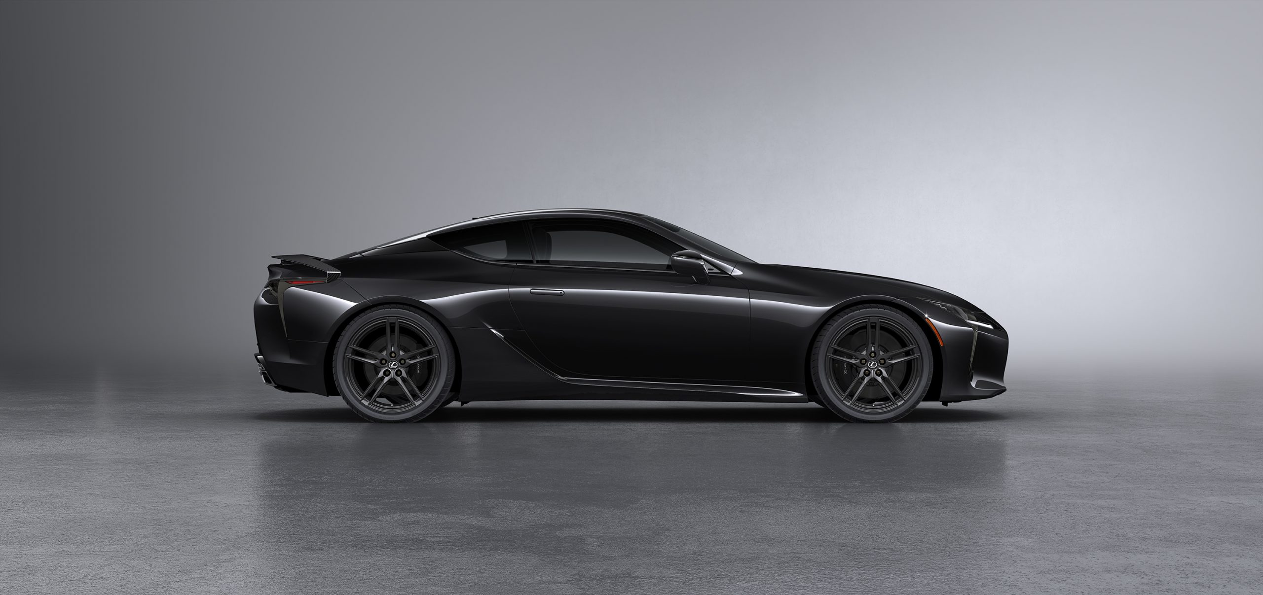 2021 Lexus LC 500 Inspiration Series side profile studio