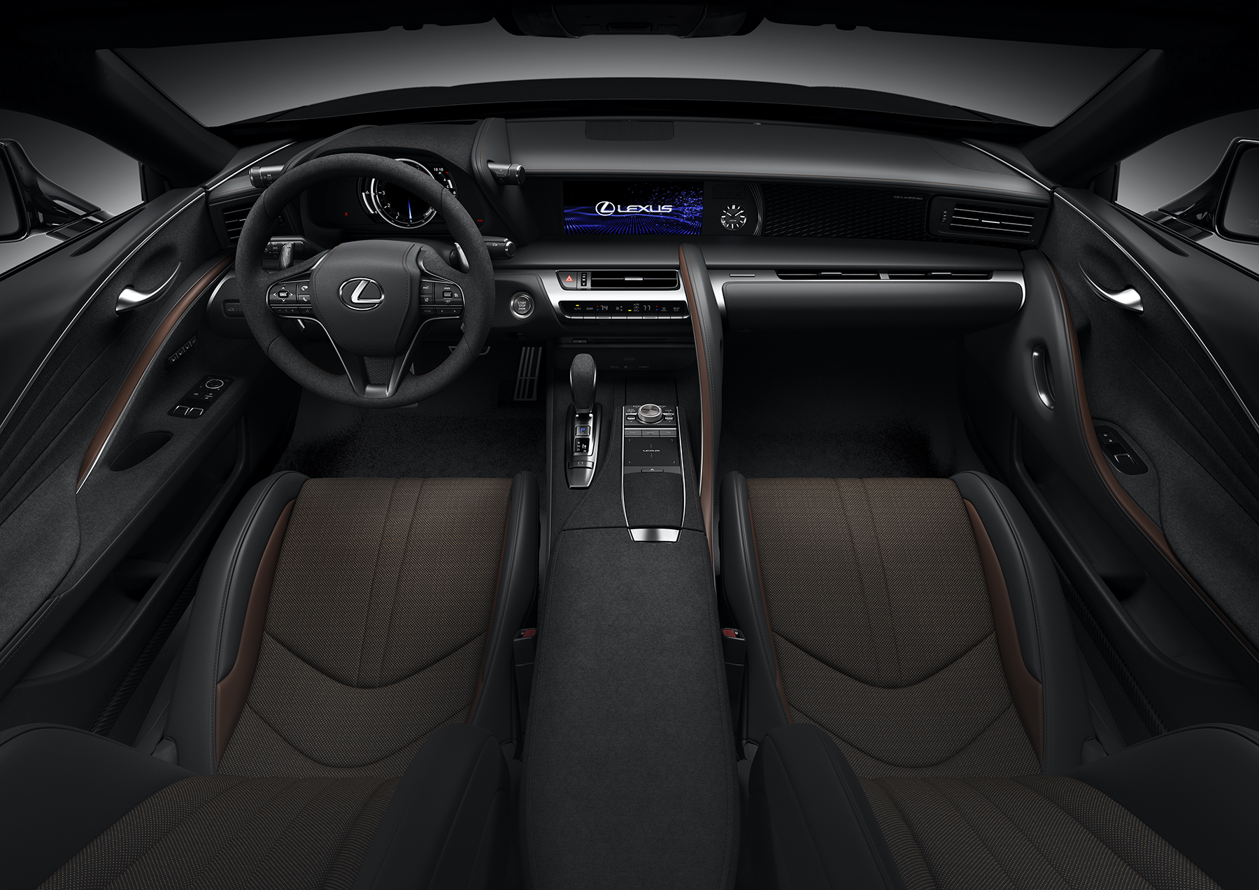 2021 Lexus LC 500 Inspiration Series interior overhead