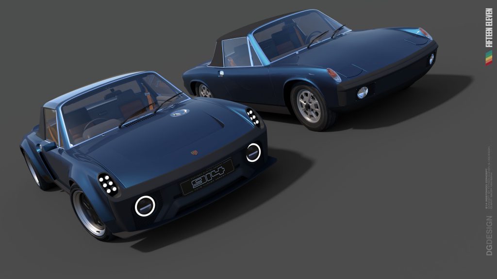 FifteenElevenDesignPorsche914Conceptsidebyside