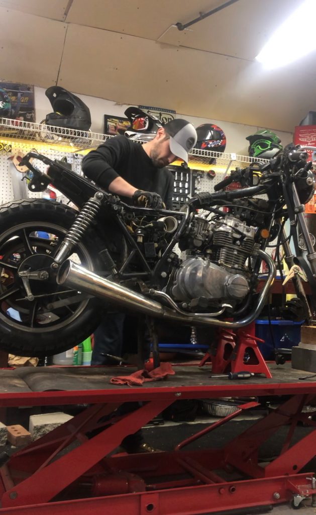 KZ400 with Bowen