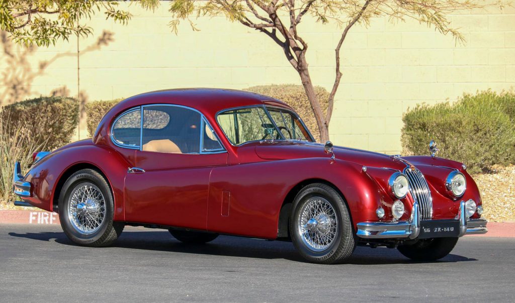 1956 Jaguar XK140 MC front three-quarter