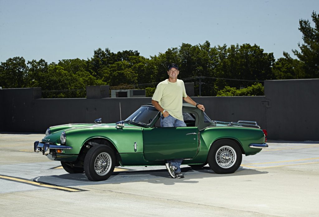 Jeff Peek with 1967 Triumph Spitfire