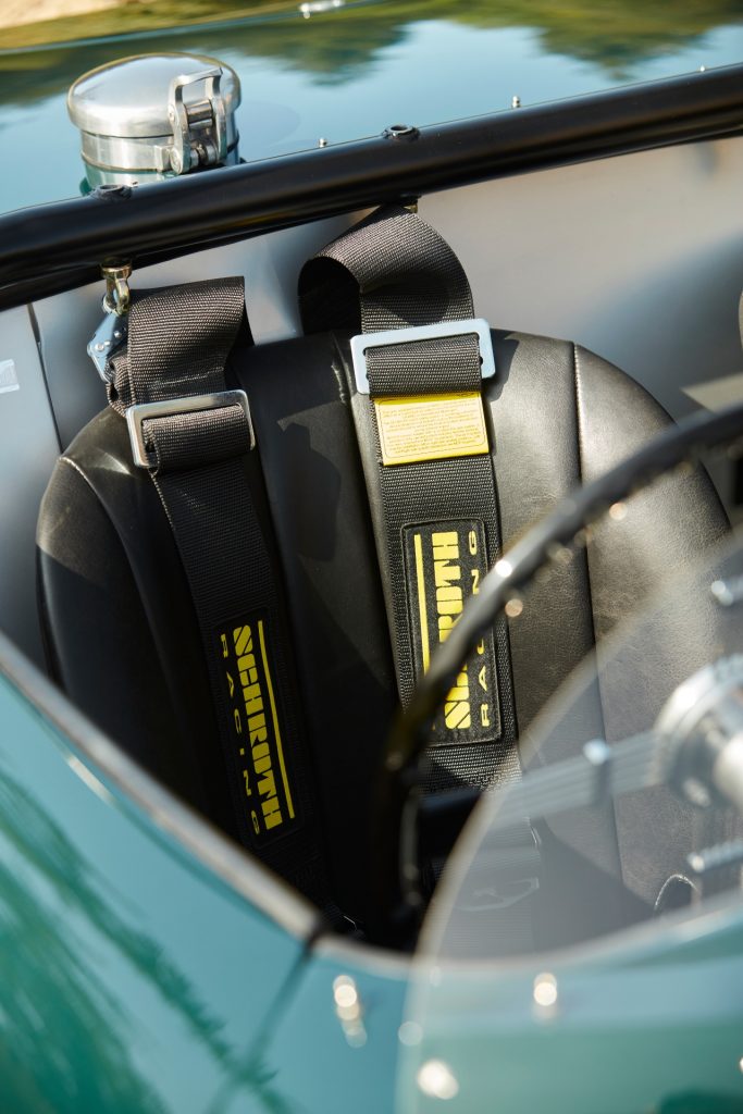 Allard JR continuation car seat detail vertical