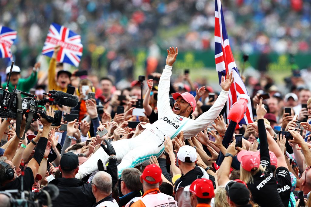 F1 Grand Prix of Great Britain Lewis Hamilton Wins
