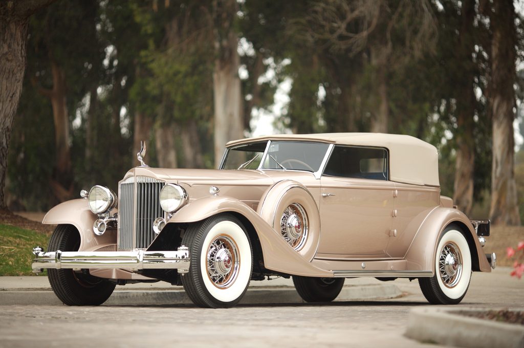 1933 Packard 12-cylinder Dietrich Convertible Victoria
