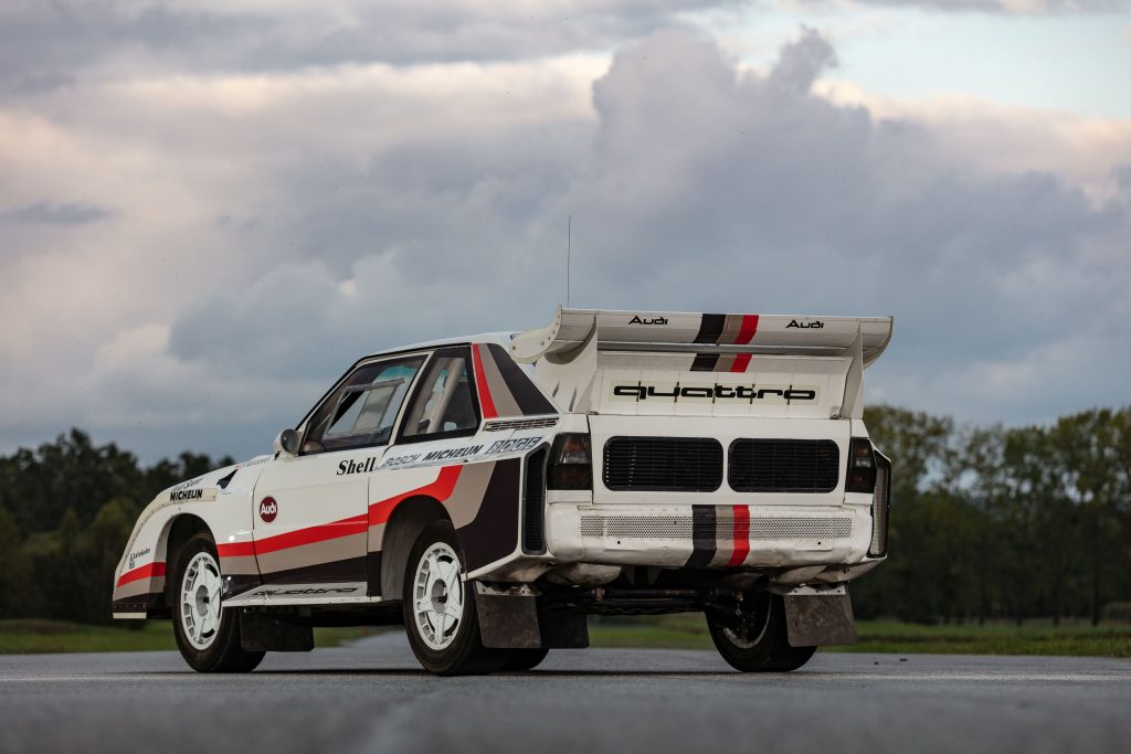 1988 Audi Sport Quattro S1 rear three-quarter