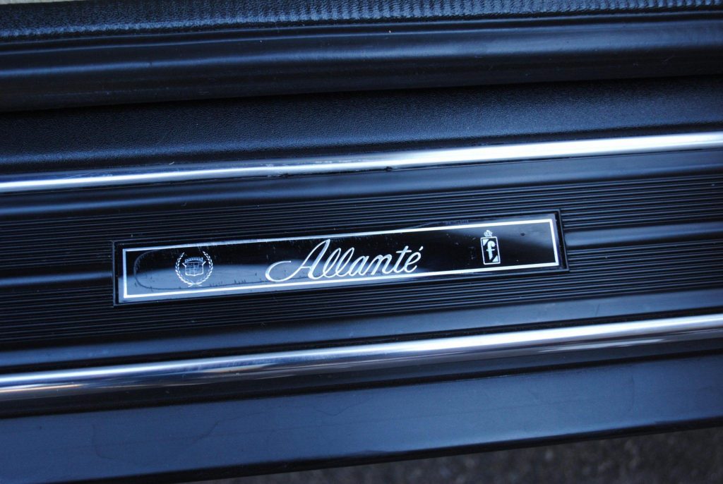 1993 Cadillac Allante door sill detail