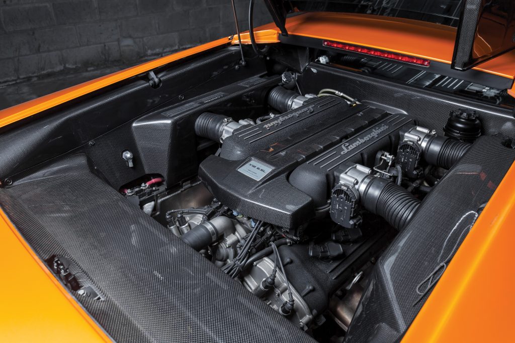 2009 Lamborghini Murcielago engine bay