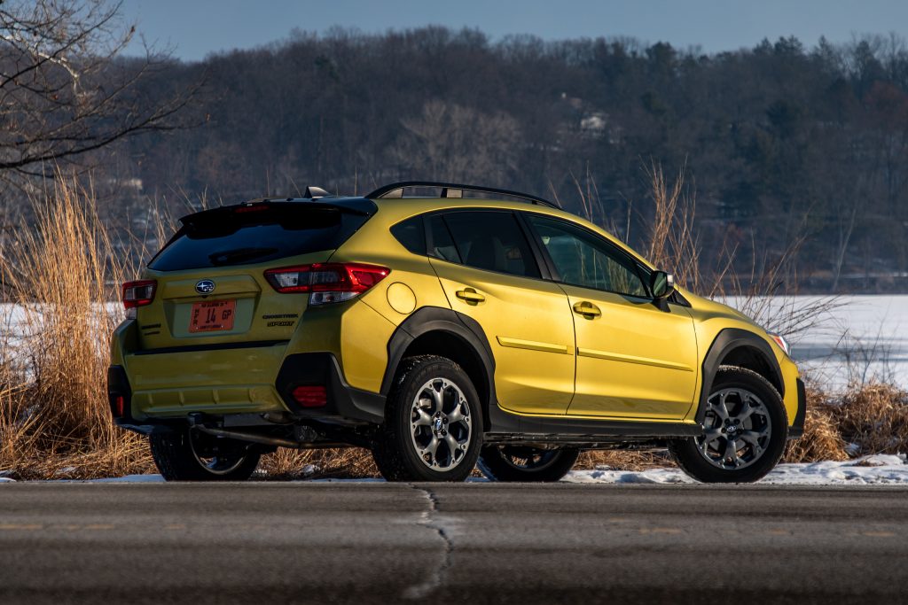 Subaru Crosstrek Sport rear three-quarter