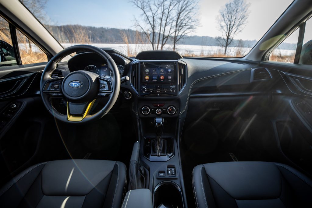 Subaru Crosstrek Sport interior front close